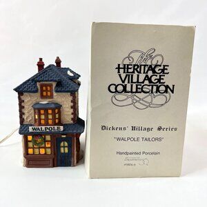 Department 56 1988 Dickens Village Series Walpole Tailors Illuminated Building